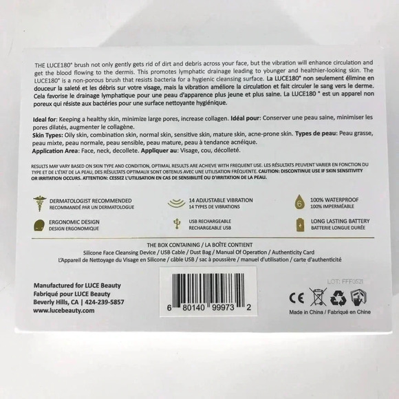 NIB LUCE 180 Facial Cleansing and anti-aging device - Picture 7 of 8